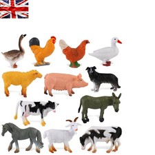 12-Piece Realistic Farm Animal