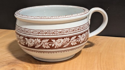 Antique glazed ceramic chamber - glazed,