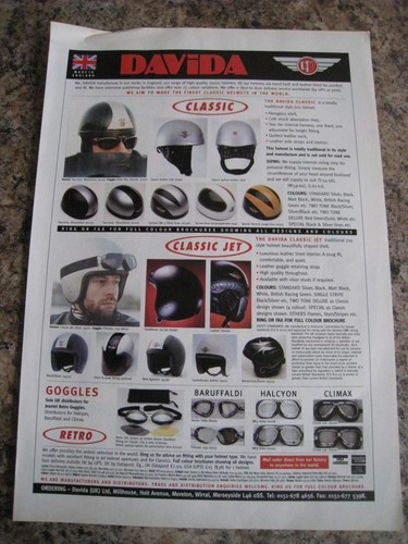 Davida classic helments - davida,