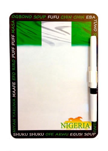 Nigeria magnetic memo board - nigeria,