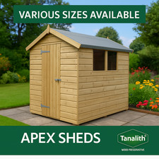 Wooden Garden Apex Shed