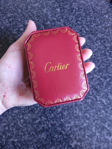 Dark red gold leather - red,