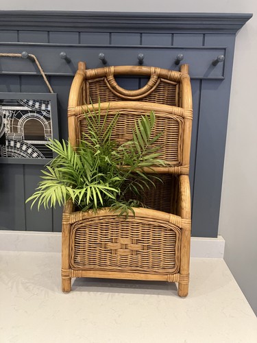 Vintage bamboo shelves - vintage,