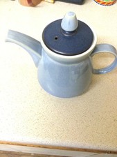 Vintage Denby Blue Jetty Teapot Never been used .