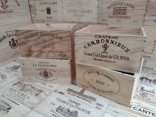 French wine box crate - crate., or