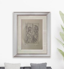 °+Pablo Picasso Hand Signed Original Litho Print Certificate Appraisal