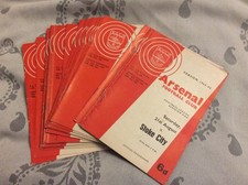 ARSENAL HOME PROGRAMMES 1965 -