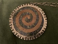 Vintage Copper Swirl Sterling