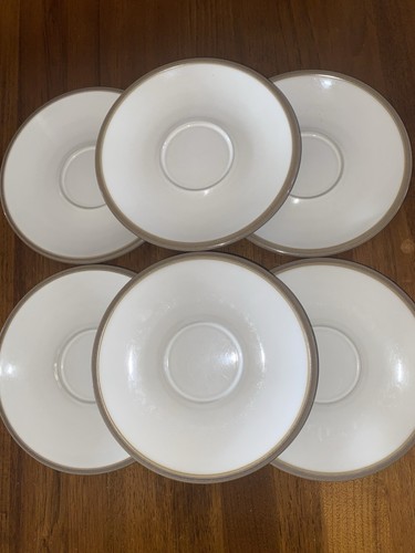 Denby truffle saucers - x6,