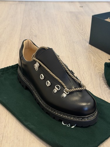 Paraboot clusaz black leather - clusaz, (black