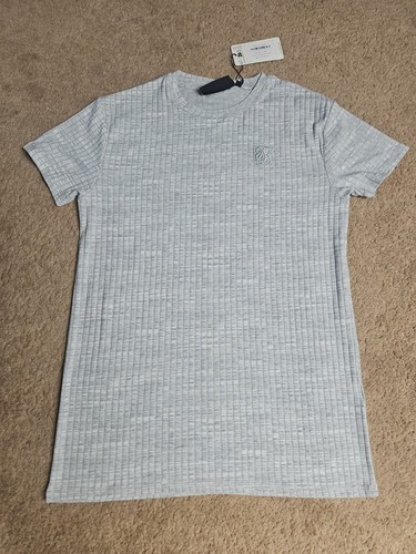 Mens siksilk light grey - siksilk, rib