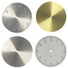 New Quartz 6'' Aluminium Clock Dials Faces Colour And Number Option Clock Making