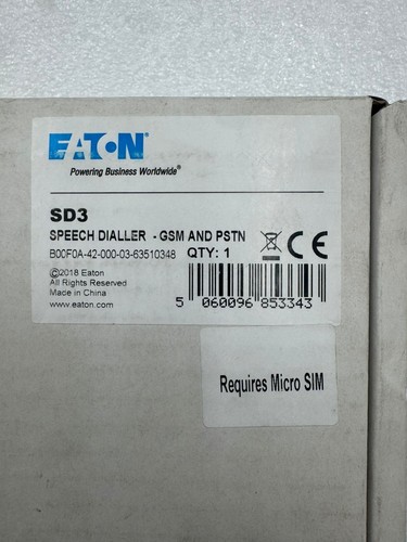 Eaton sd3 speech dialler - speech,