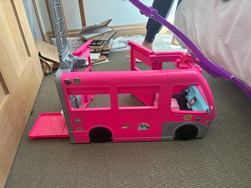 Barbie pink dream camper - barbie, rv