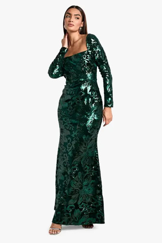 Fab green sequin wedding - sequin, guest