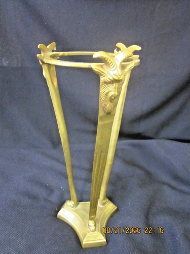 Vintage brass rams head - vintage,
