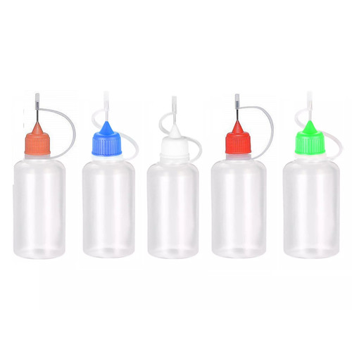 Needle tip squeezable bottle - squeezable,