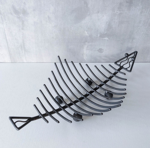 Vintage large forged steel