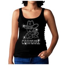 Cowgirl Woman Rhinestone Vest - Line Dancing Farm girl