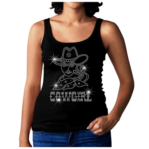 Cowgirl woman rhinestone vest - woman,