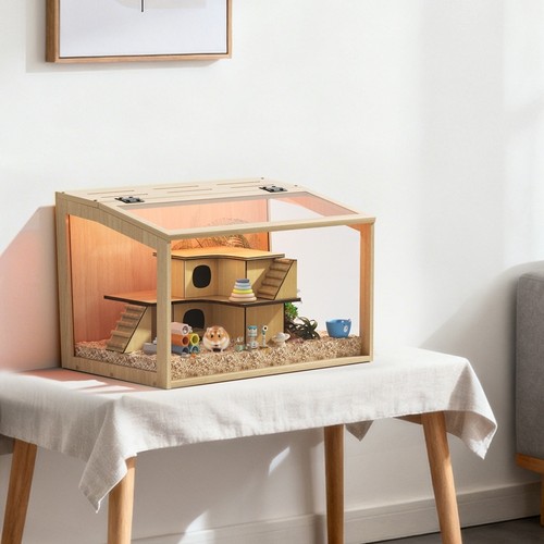 60cm wooden hamster cage pet - 60cm,