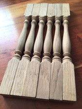 6 Pcs Oak Baluster Spindles