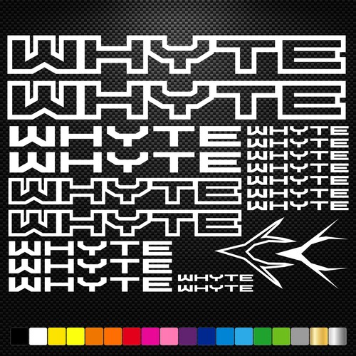 Fits whyte vinyl - whyte, stickers
