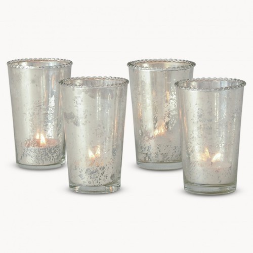 Bead top mercury - glass, candle