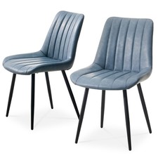 2PCs Dining Chairs Faux