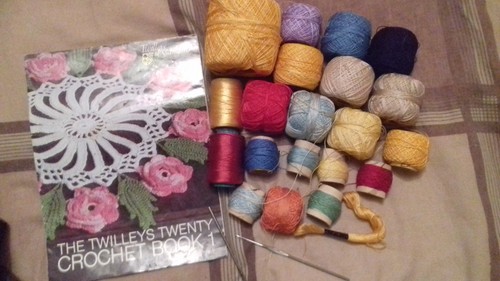 Vintage coats crochet threads - vintage,