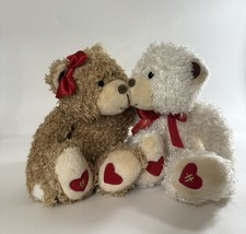 Harrods Kissing Teddy Bears Rare Conjoined Couple Plush Valentine’s Edition