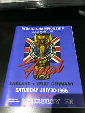 1966 WORLD CUP PROGRAMME FINAL