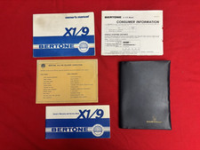 BERTONE FIAT OWNER'S MANUAL SET