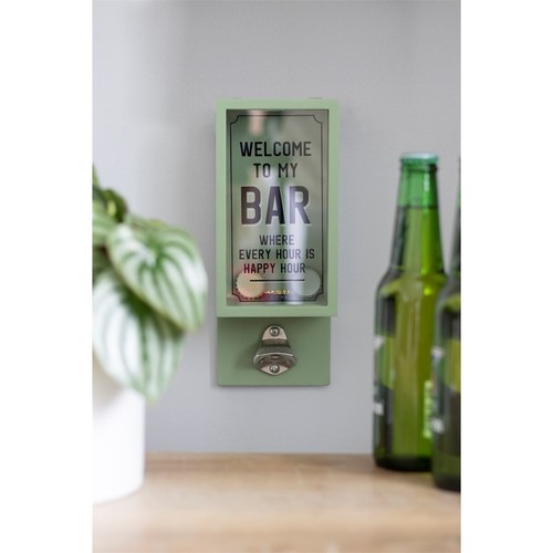 Green garden bar bottle - bar, opener