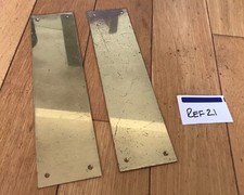 2x Vintage Brass Door Finger