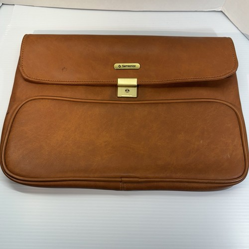 Samsonite brown grain leather - samsonite,