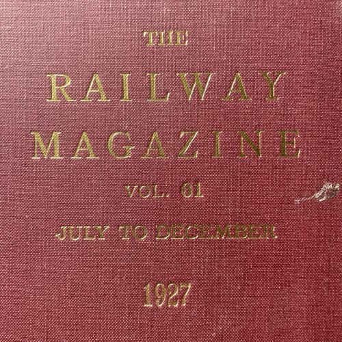 The railway magazine bound - magazine,