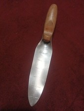 Vintage Garden Prestige Stainless Steel Hand Planting Trowel Hardwood Handle