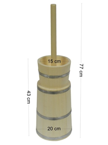 Butter churn maker big wooden - churn,