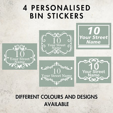 4 Wheelie Bin Custom Vinyl