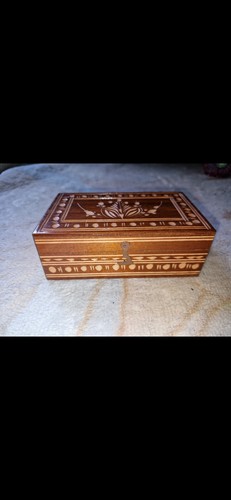 Carved wooden box - carved,