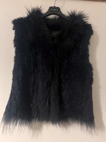 Really wild rabbit fur gilet - fur,