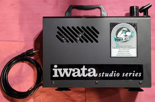 IWATA POWER JET LITE AIR COMPRESSOR with HP-BCS Eclipse Airbrush Hose & Adaptors