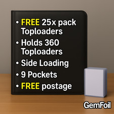 Toploader Card Binder 9 Pocket