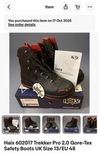 Haix 602017 Trekker Pro 2.0 Gore-Tex Safety Boots UK Size 13/EU 48