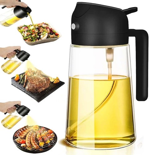 Oil spray bottle - 2-in-1,