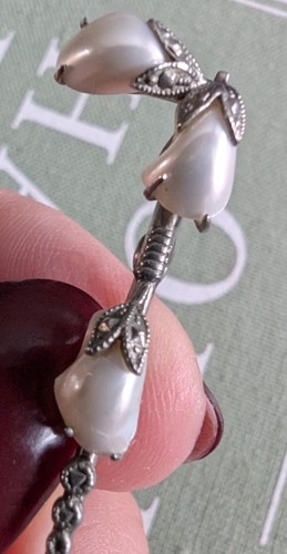Lovely antique silver - &, pearl