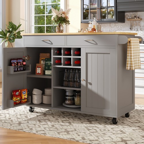 Kitchen island wheels - kitchen,