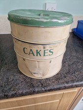 Kitchencraft Tala  3-Tier Cake Tin Set - Cream Green Vintage 1950s