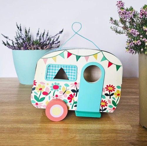 Cute wooden caravan - wooden,